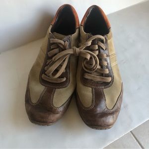 Cole Haan Men's Shoes Size 9  Suede Tan Leather Lace Up Oxford